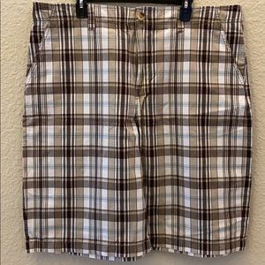 Mens Foot Locker Classic Plaid Shorts sz 40